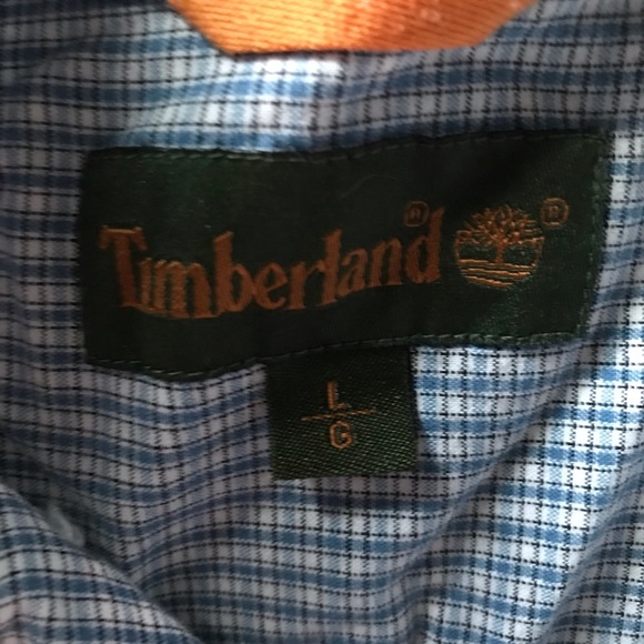 Timberland button down short sleeve shirt size mens large - Picture 2 of 6